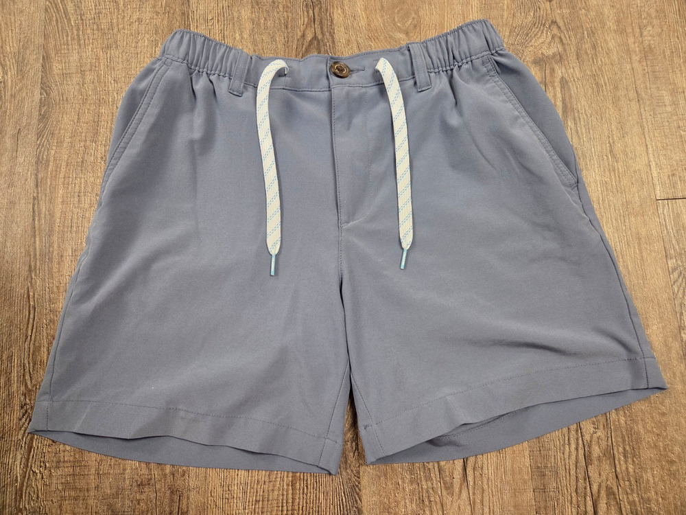 Chubbies Everywear performance shorts Slate Gray Blue Men' Small Regular Fit